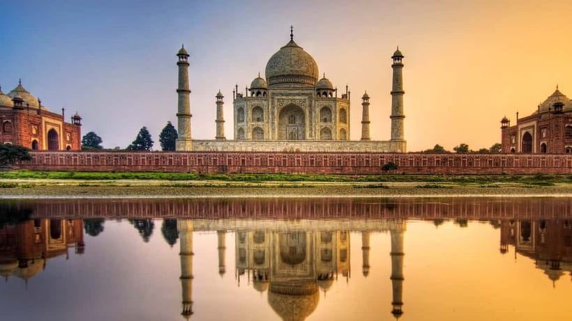 2 Days Delhi & Agra Private Tour with Sunrise Taj mahal - Delhi icons after the drive back: Humayun’s Tomb, Qutub Minar, Lotus Temple, India Gate