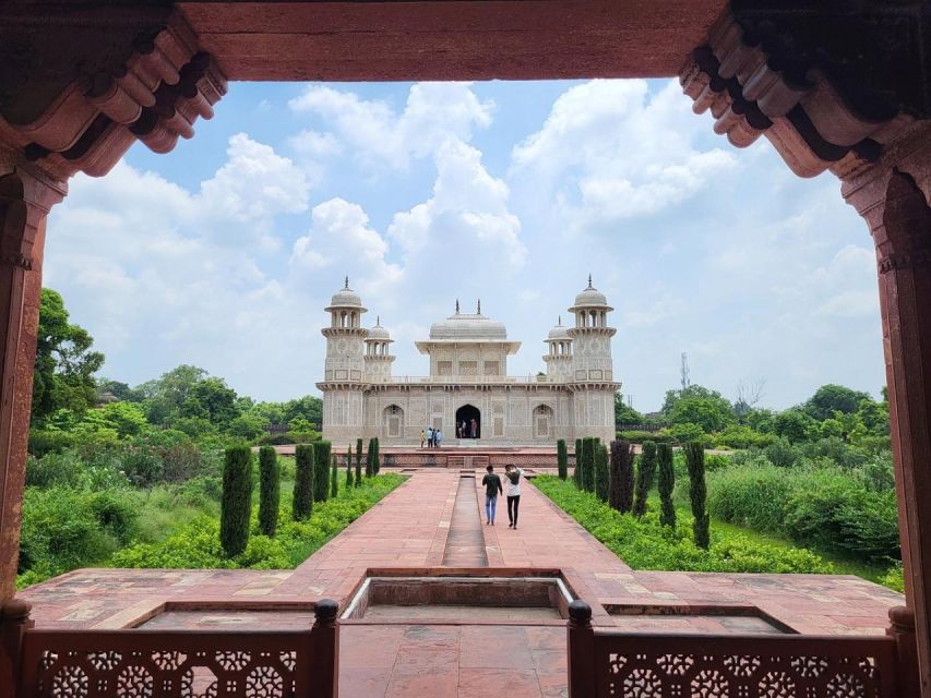 Agra: Guided City Tour Taj Mahal Agra Fort & Baby Taj by Car - Mehtab Bagh at sunset: catching the Taj from across the view