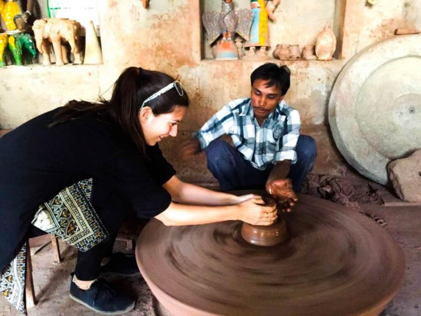 Bishnoi Village Safari Private Half Day Tour - Potter’s village: watching pottery form, then trying it