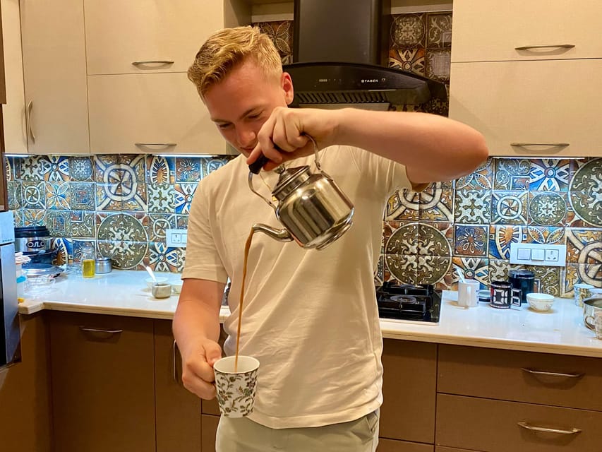 Chai Master Class - Savor Food in an Indian Family Home - North Indian breakfast and the chai tasting moment