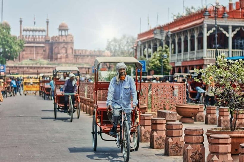 Delhi: Old Delhi Guided Tour with Rickshaw & Entry Tickets - Khari Baoli: The Spice Market Stop That Actually Explains the Chaos