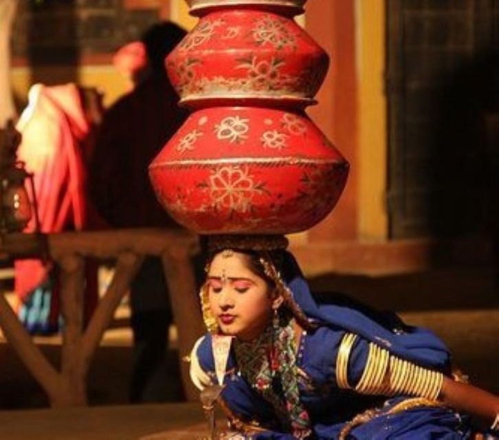 Jaipur Evening Tour Chokhi Dhani village culture with dinner - How the 5-hour loop works from Jaipur