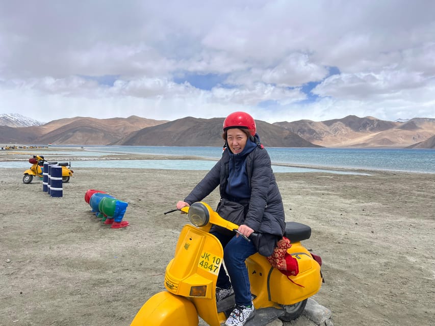 "Leh to Pangong Lake Sameday tour: A Day of Tranquil Wonders - Pangong Tso for about 1 hour: the mirror-lake effect